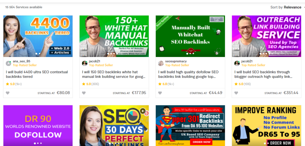 fiverr backlinks